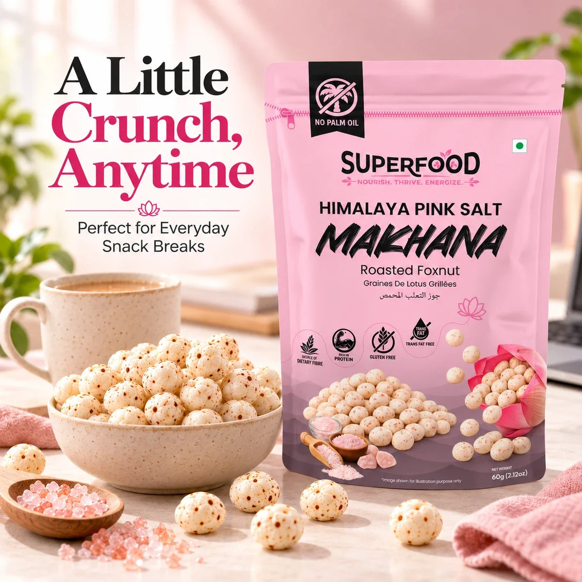 HIMALAYAN PINK SALT MAKHANA