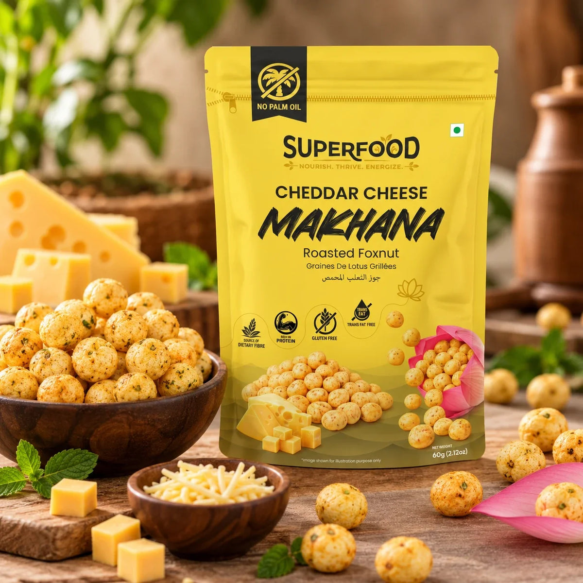 CHEDDAR CHEESE MAKHANA