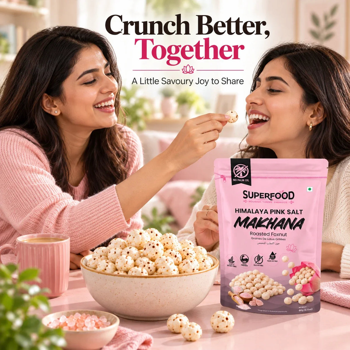 HIMALAYAN PINK SALT MAKHANA