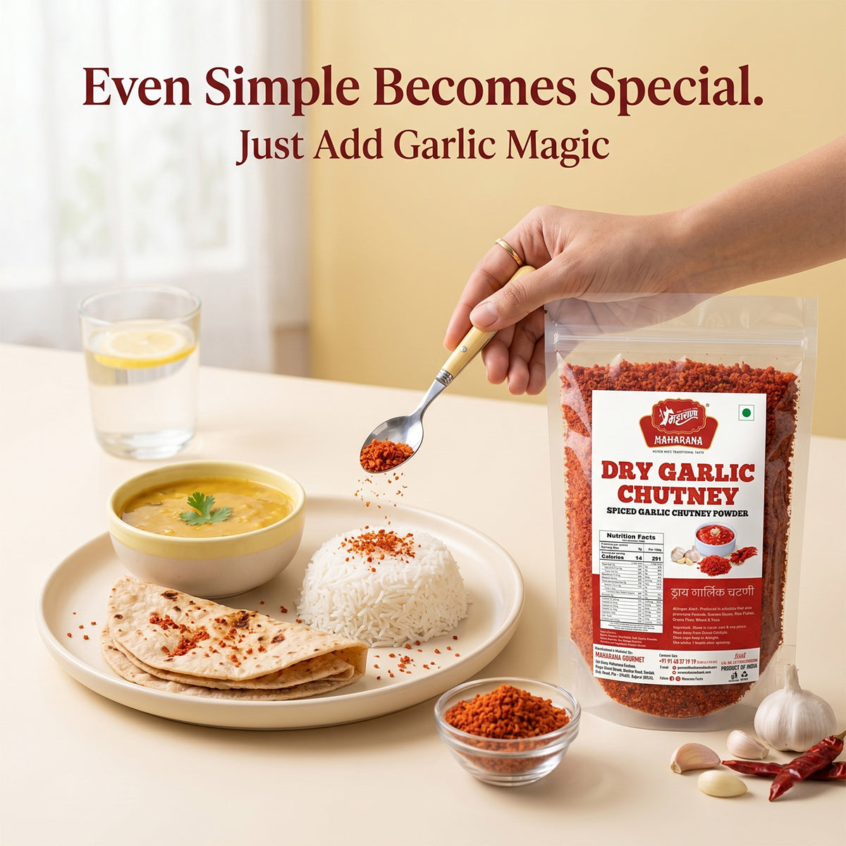 DRY GARLIC CHUTNEY