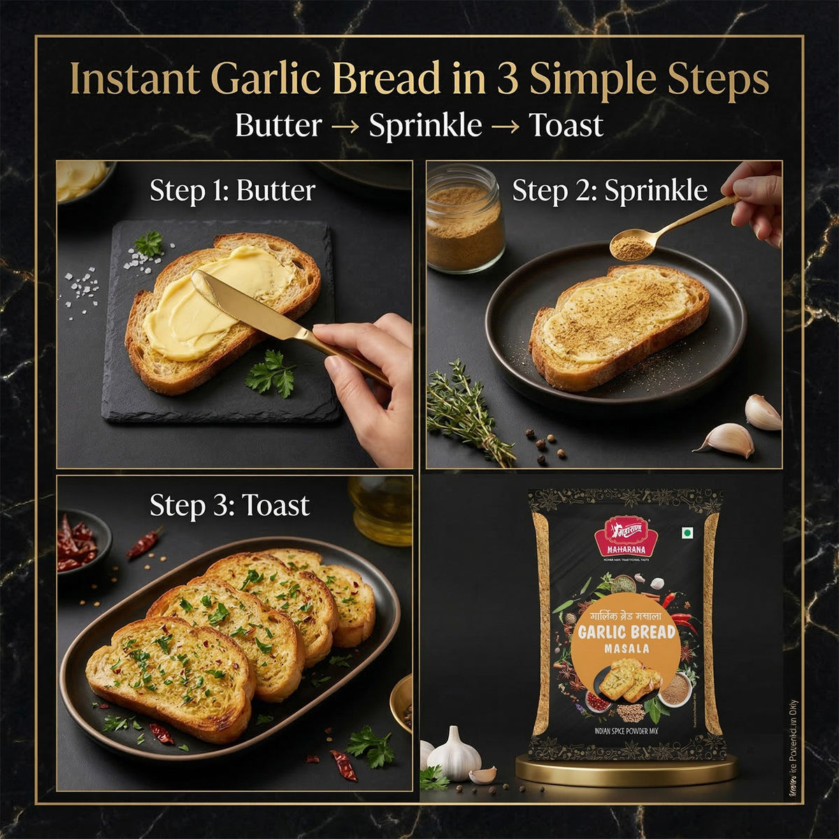 GARLIC BREAD MASALA
