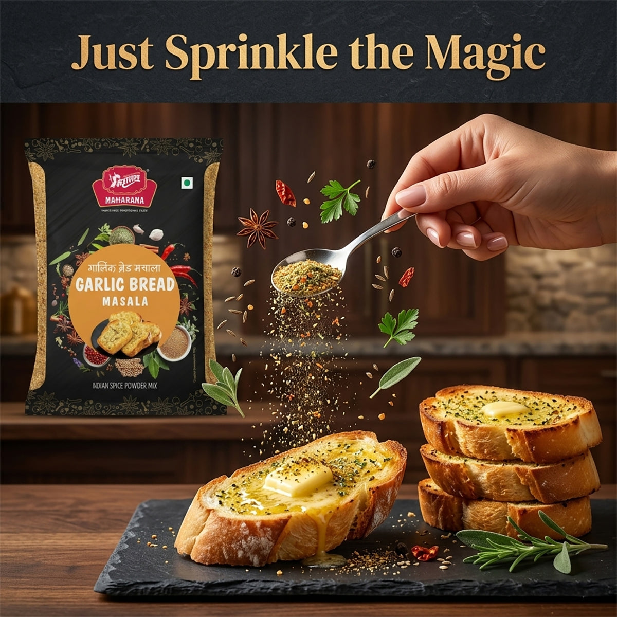 GARLIC BREAD MASALA