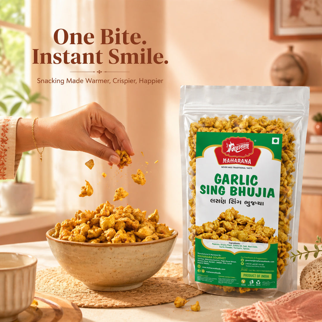 GARLIC SING BHUJIA