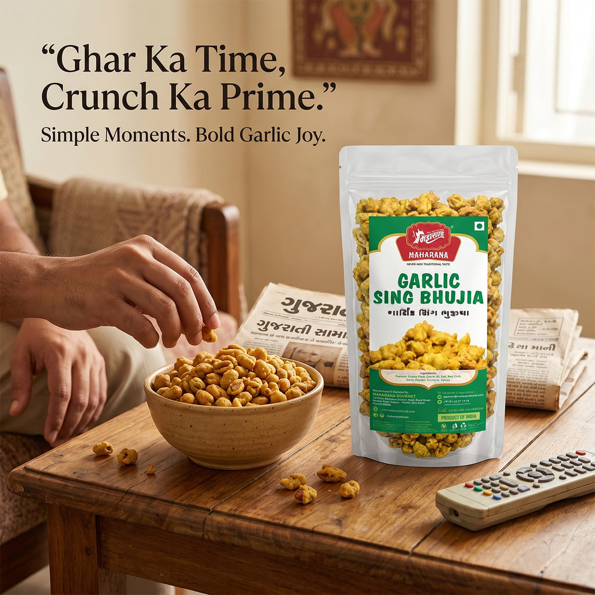 GARLIC SING BHUJIA