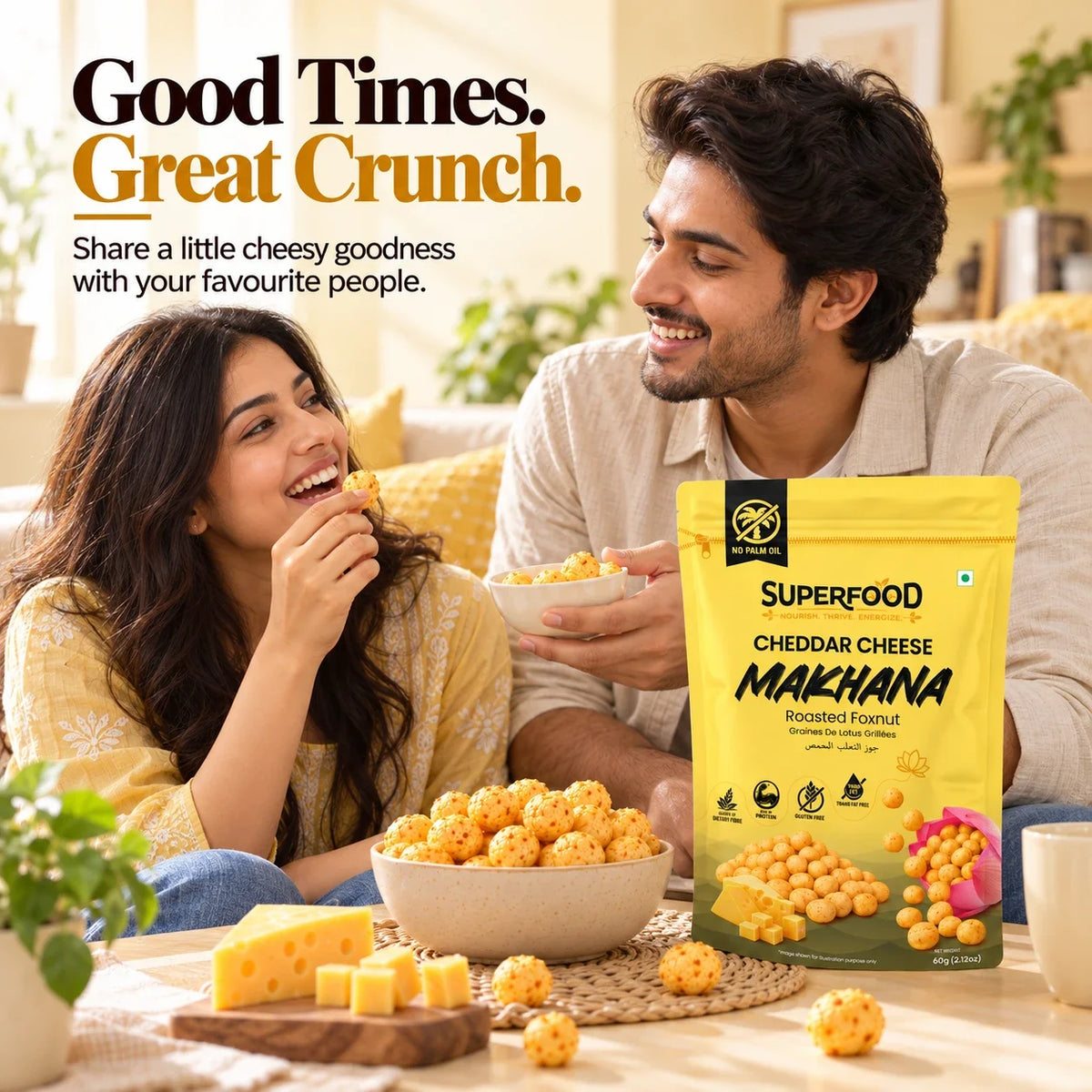 CHEDDAR CHEESE MAKHANA