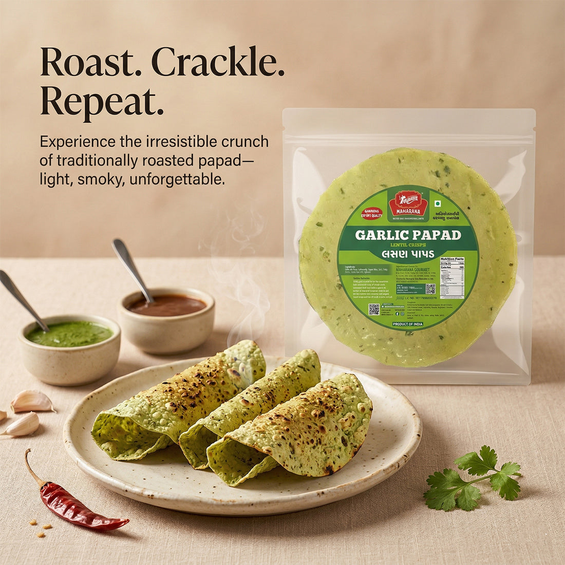 GARLIC PAPAD