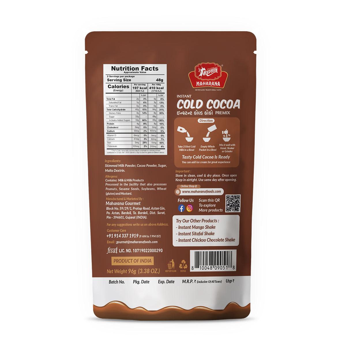 INSTANT COLD COCOA