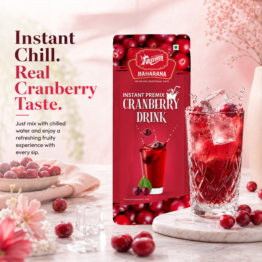 INSTANT CRANBERRY DRINK