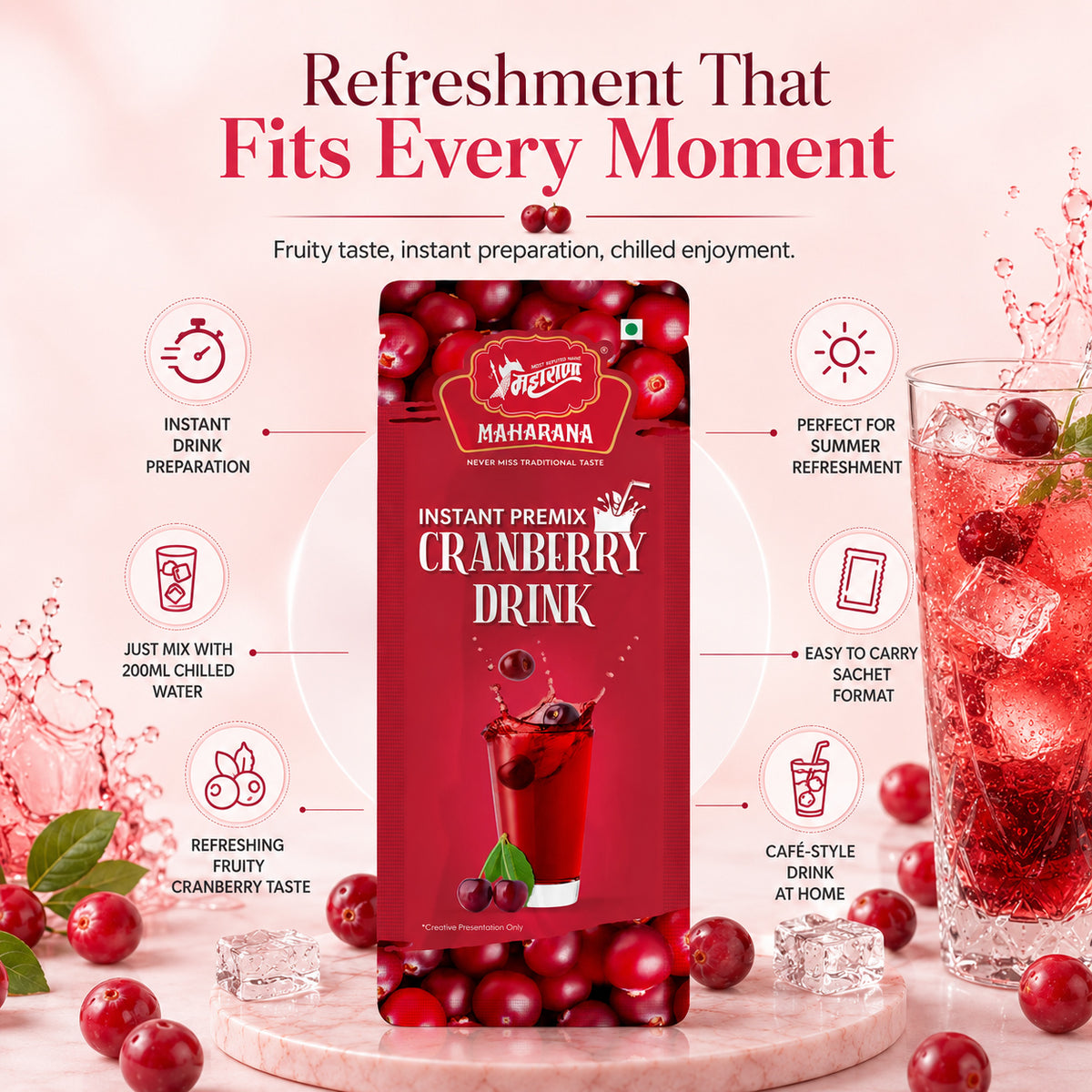 INSTANT CRANBERRY DRINK