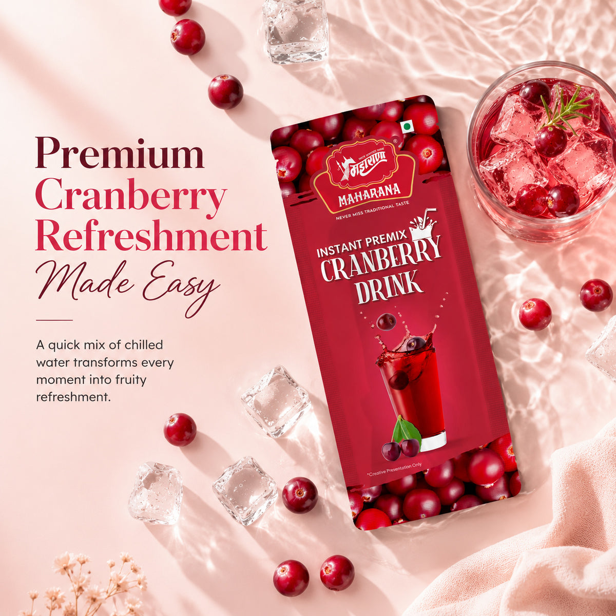 INSTANT CRANBERRY DRINK