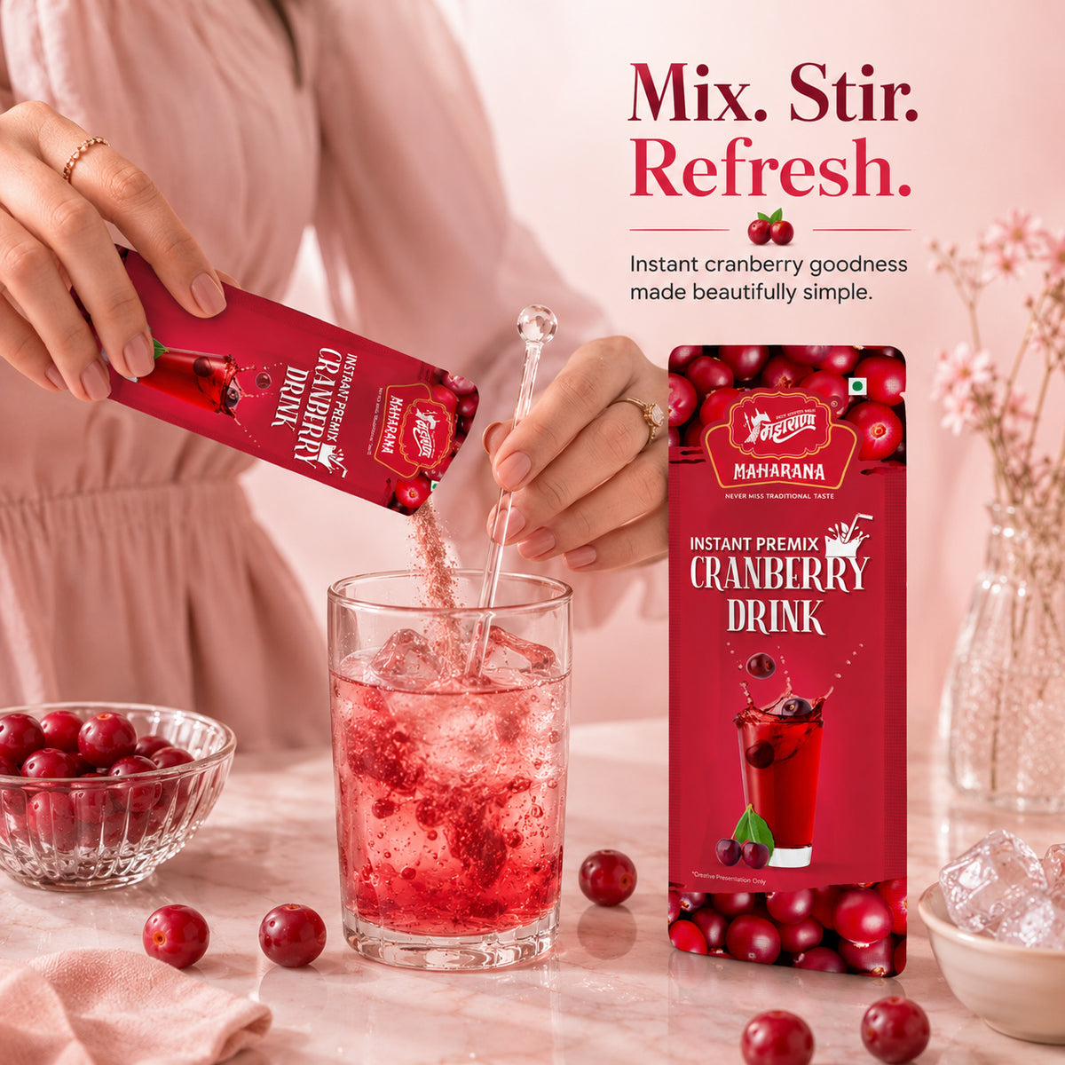 INSTANT CRANBERRY DRINK