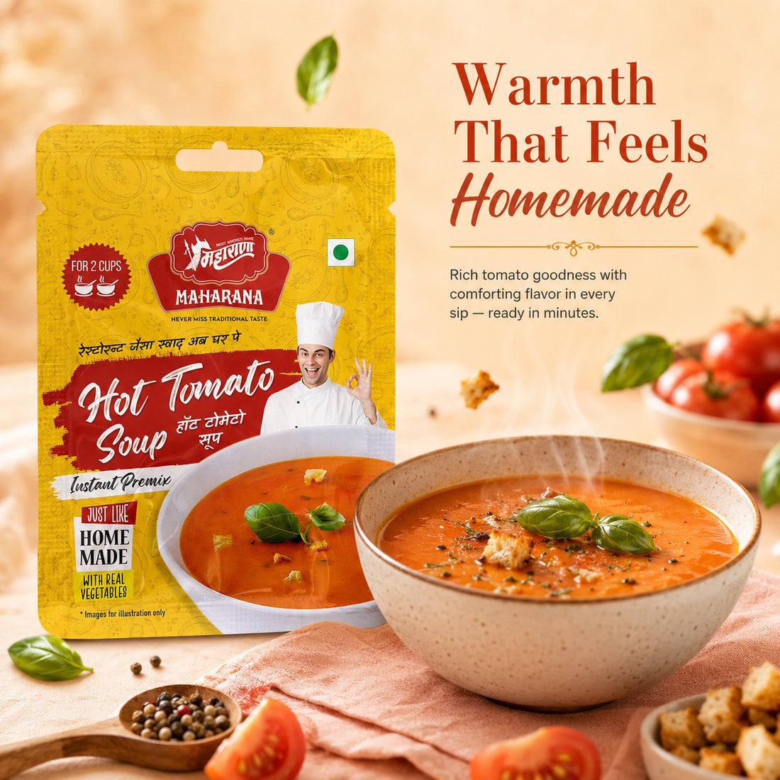 INSTANT HOT TOMATO SOUP