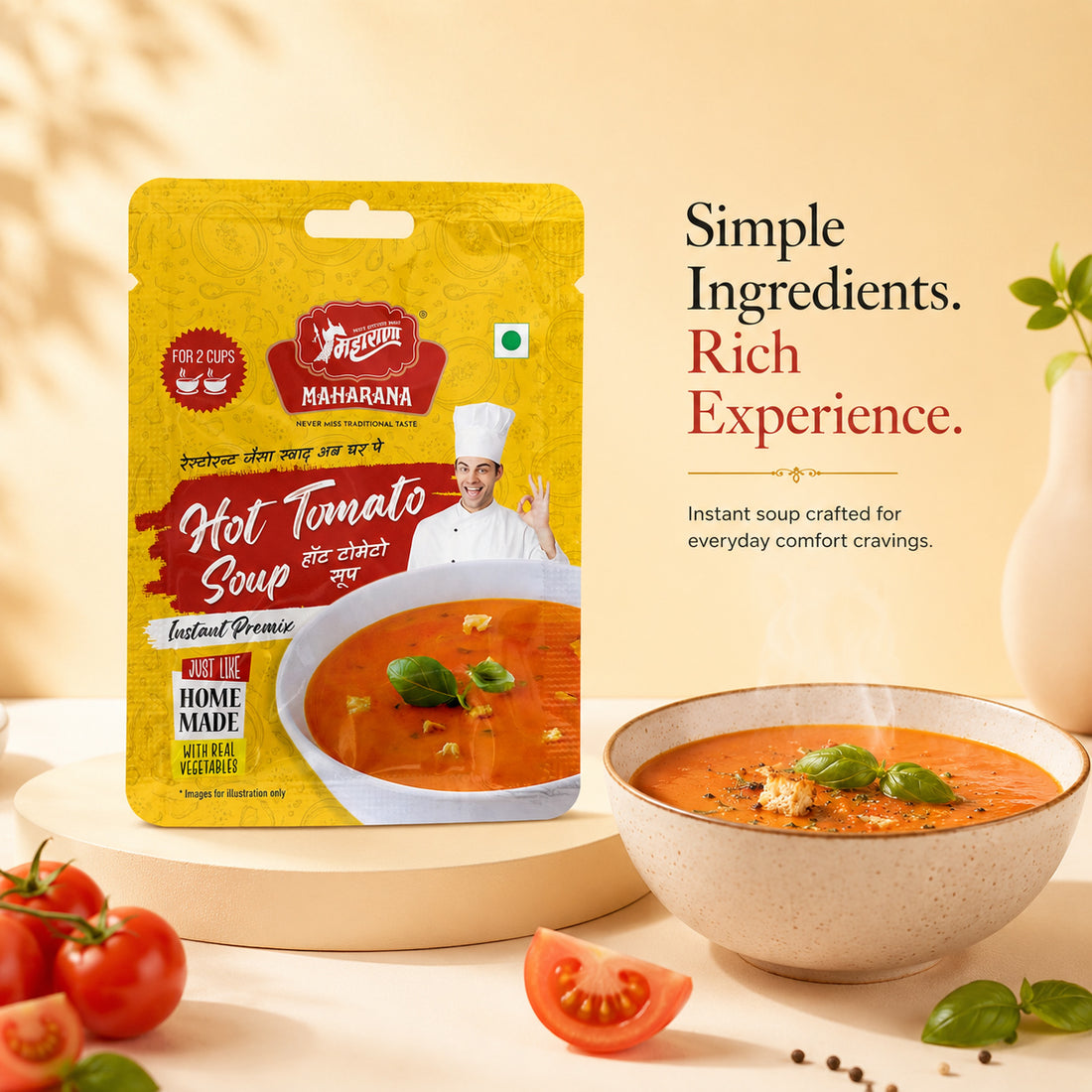 INSTANT HOT TOMATO SOUP
