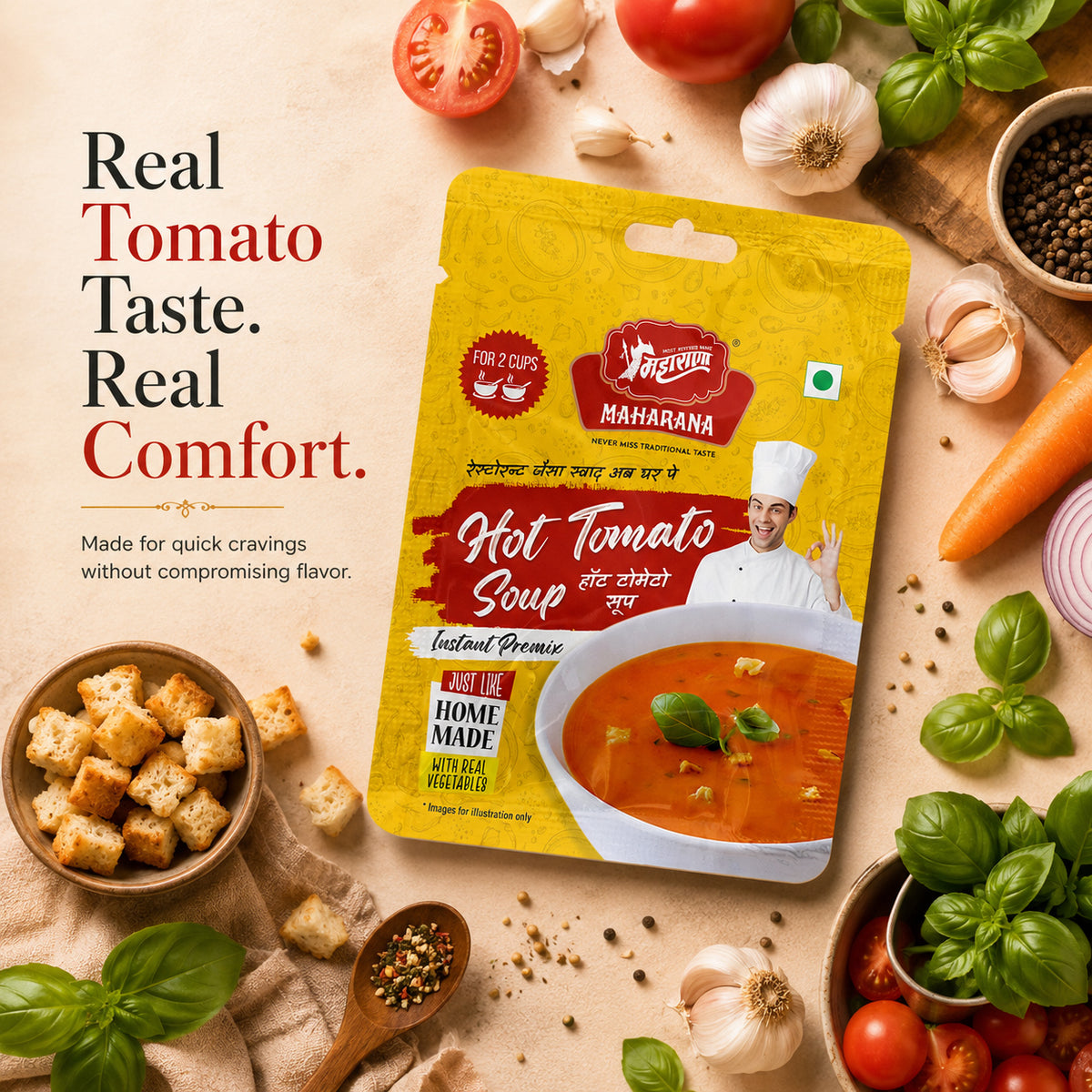 INSTANT HOT TOMATO SOUP