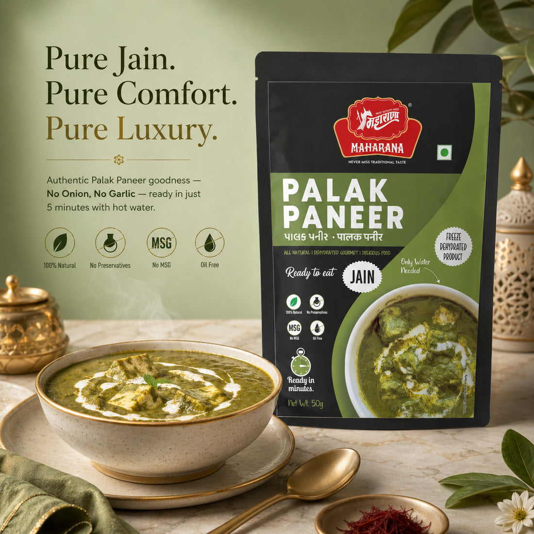 JAIN PALAK PANEER