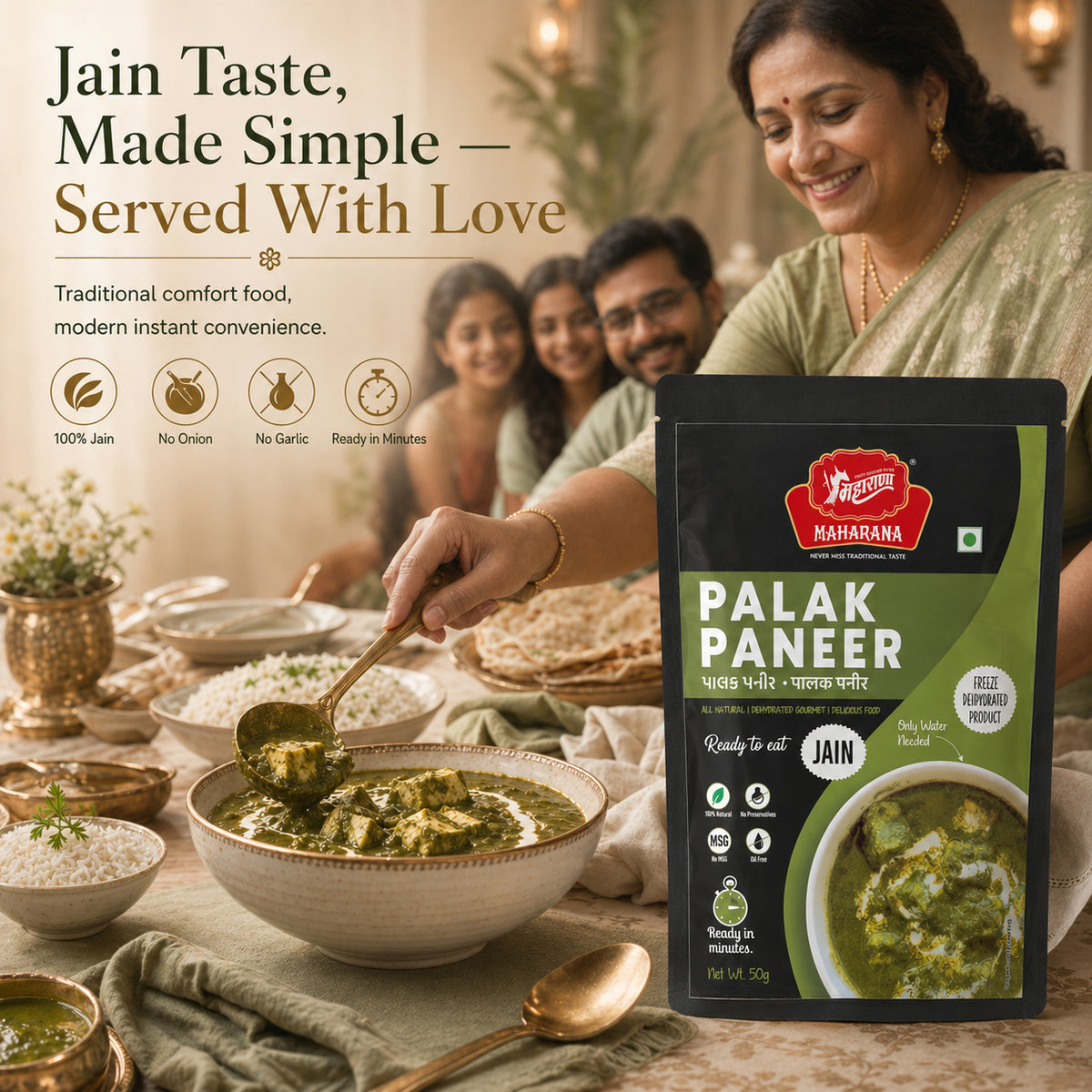 JAIN PALAK PANEER