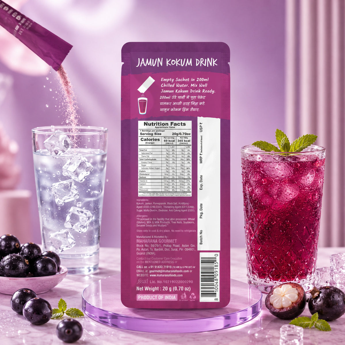 INSTANT JAMUN KOKUM DRINK