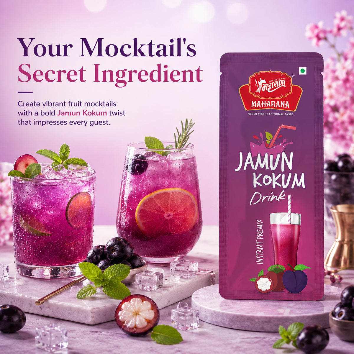 INSTANT JAMUN KOKUM DRINK