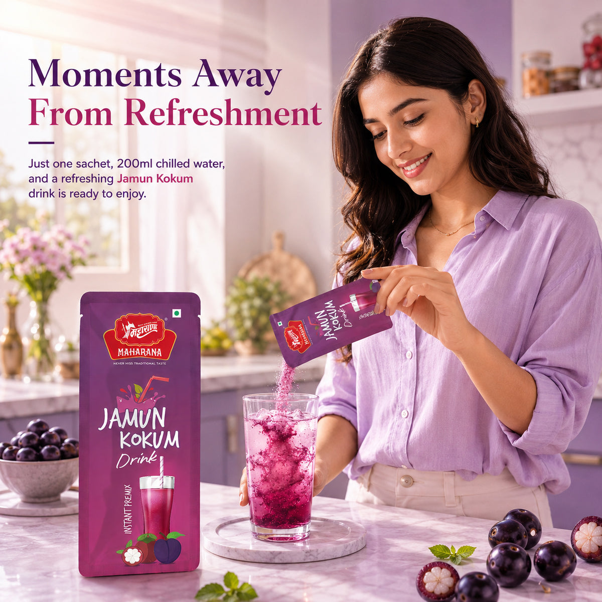 INSTANT JAMUN KOKUM DRINK