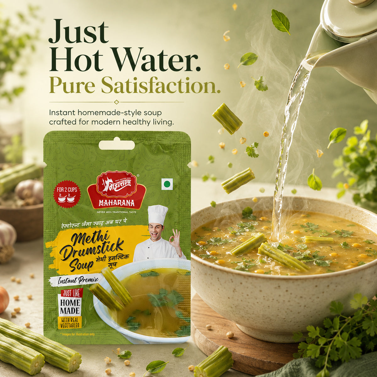 INSTANT METHI DRUMSTICK SOUP
