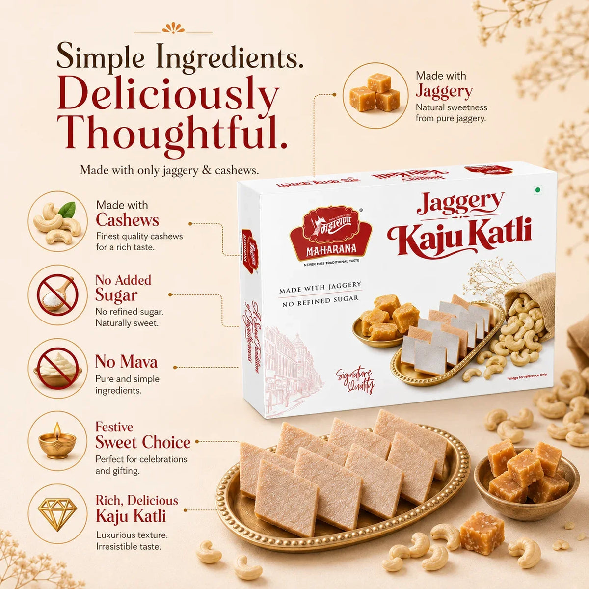 JAGGERY KAJU KATLI