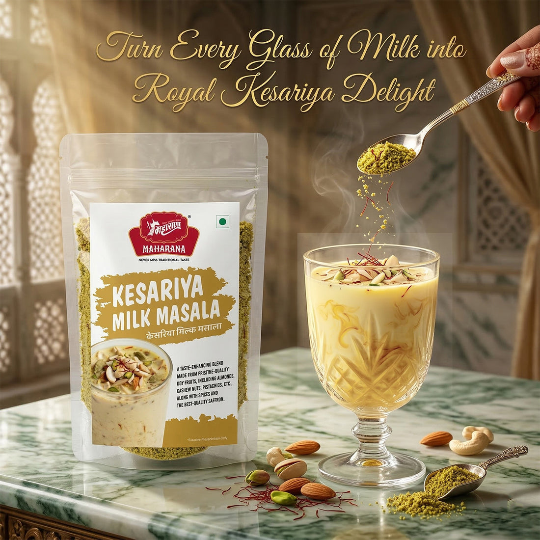 KESARIYA MILK MASALA