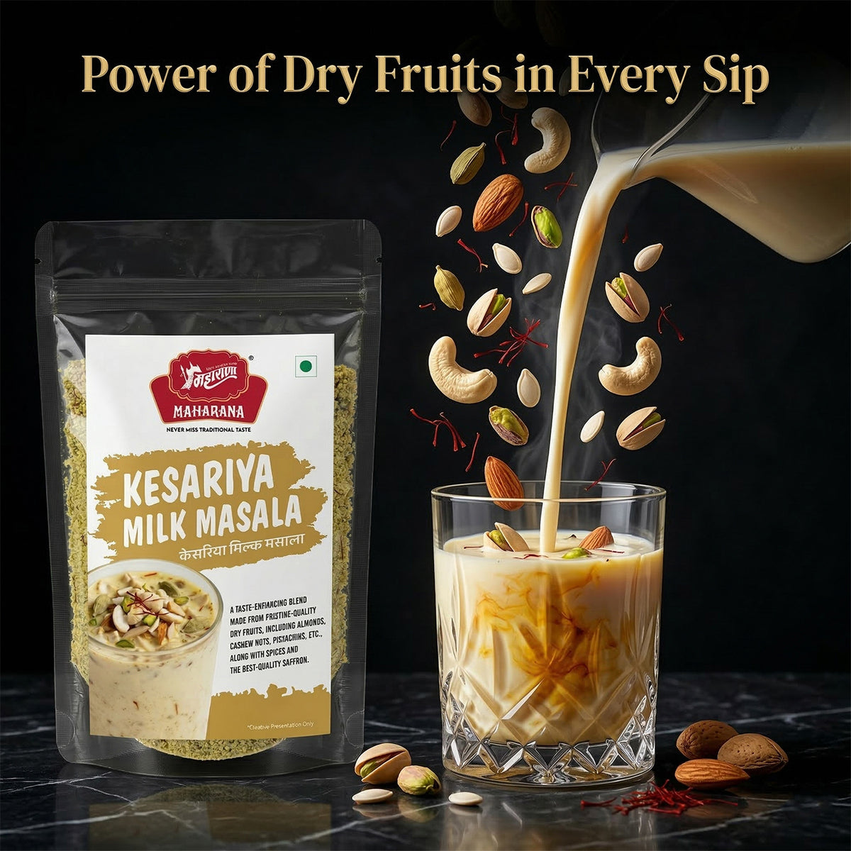 KESARIYA MILK MASALA