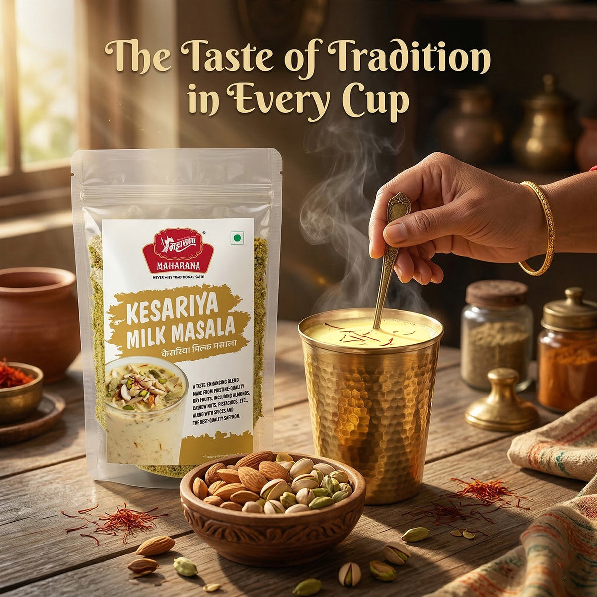 KESARIYA MILK MASALA