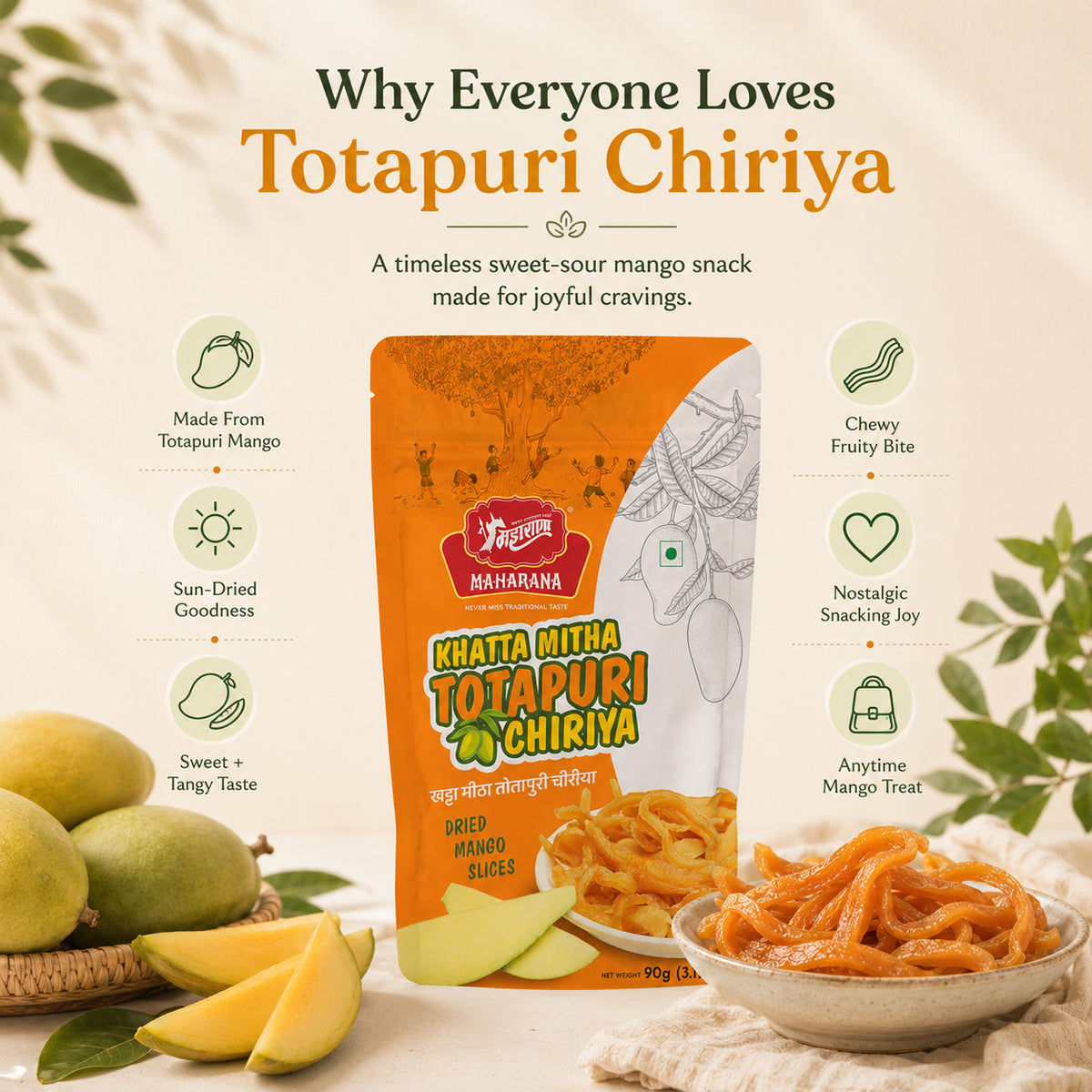 KHATTA MITHA TOTAPURI CHIRIYA