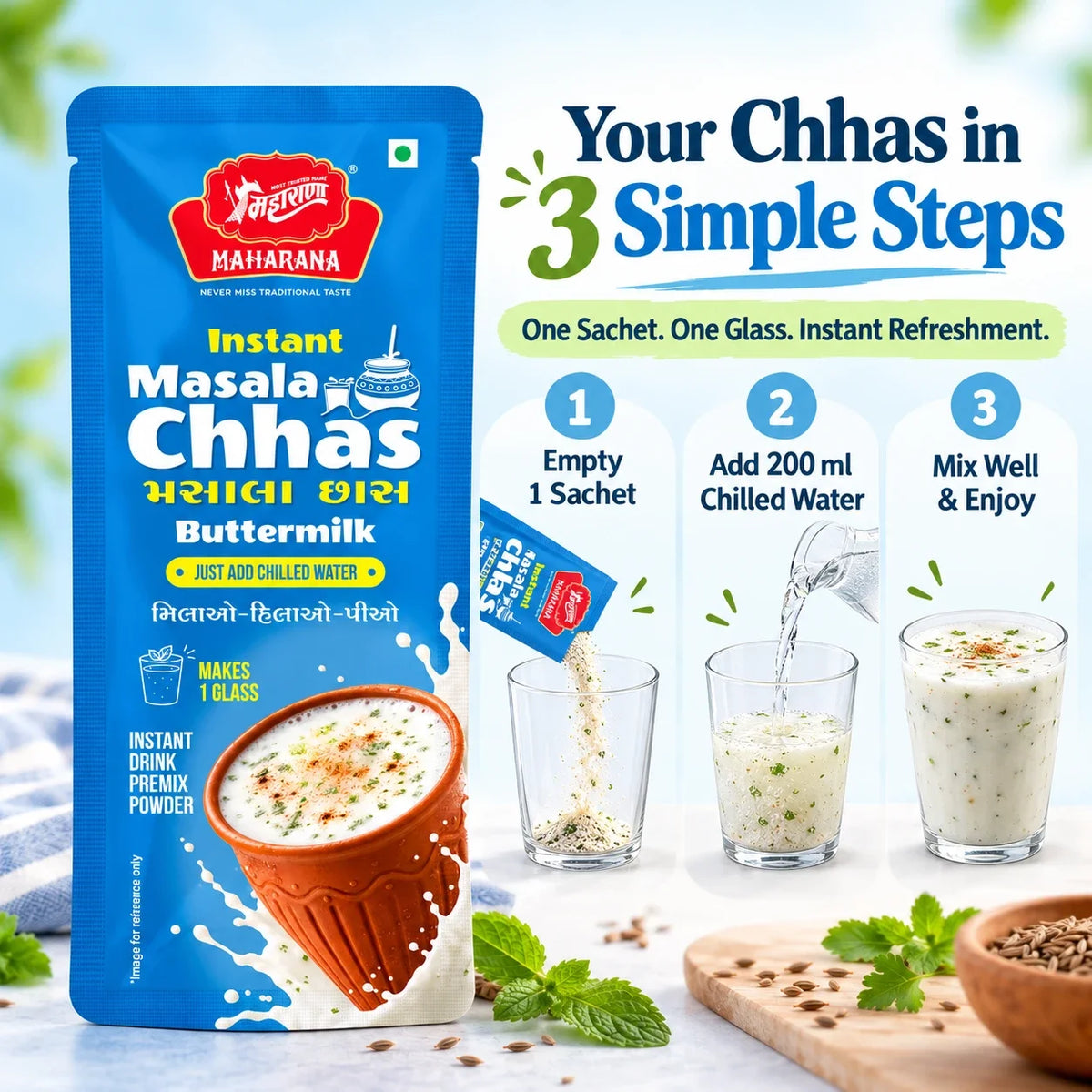 INSTANT MASALA CHHAS