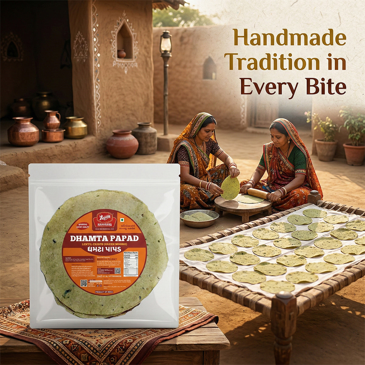 GREEN DHAMTA PAPAD