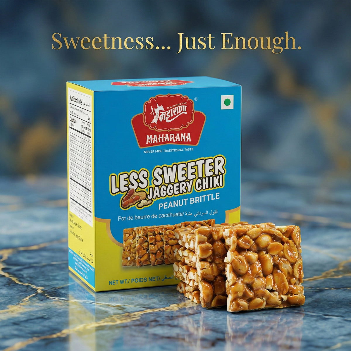 LESS SWEETER JAGGERY CHIKI