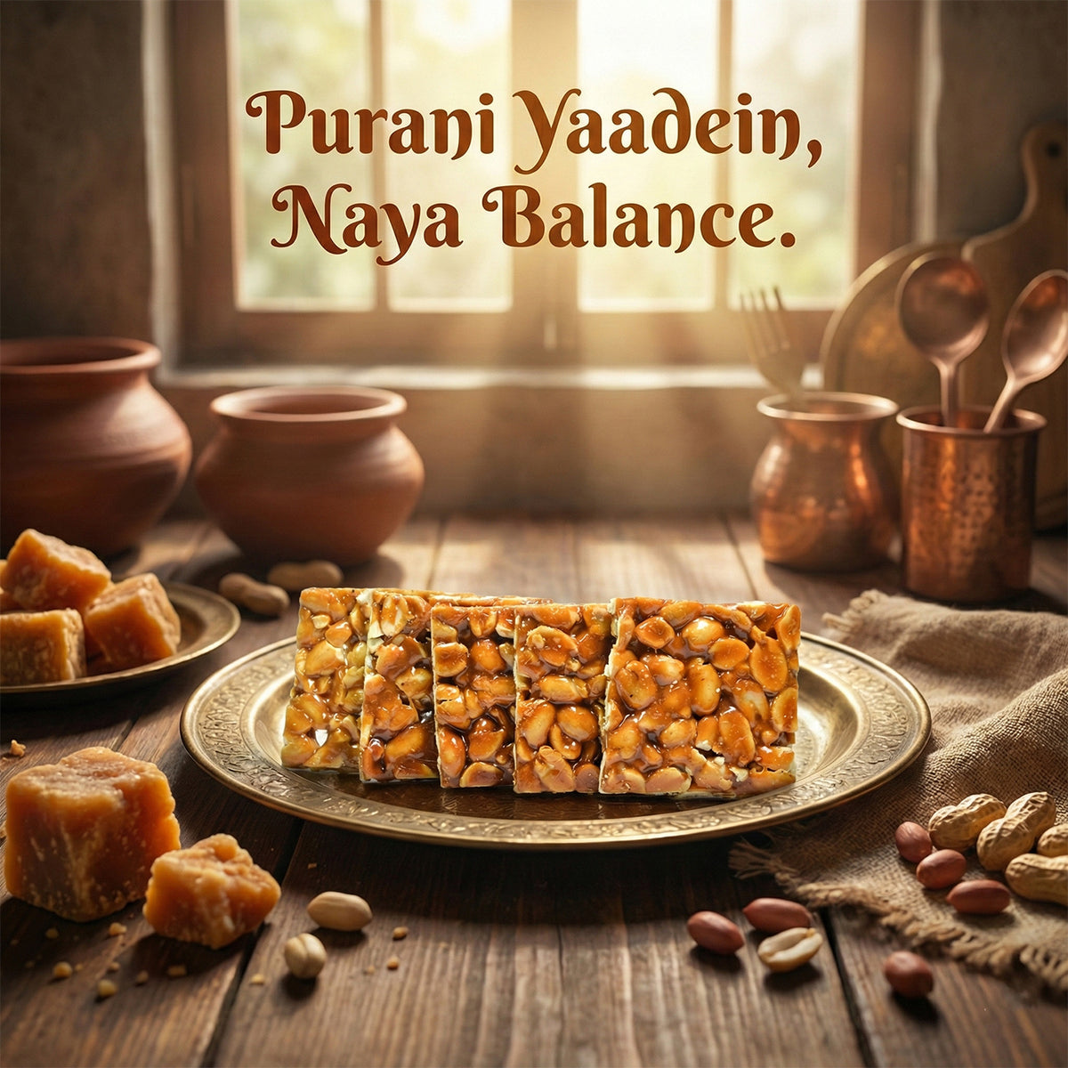 LESS SWEETER JAGGERY CHIKI