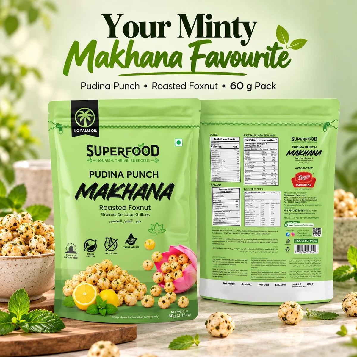 PUDINA PUNCH MAKHANA