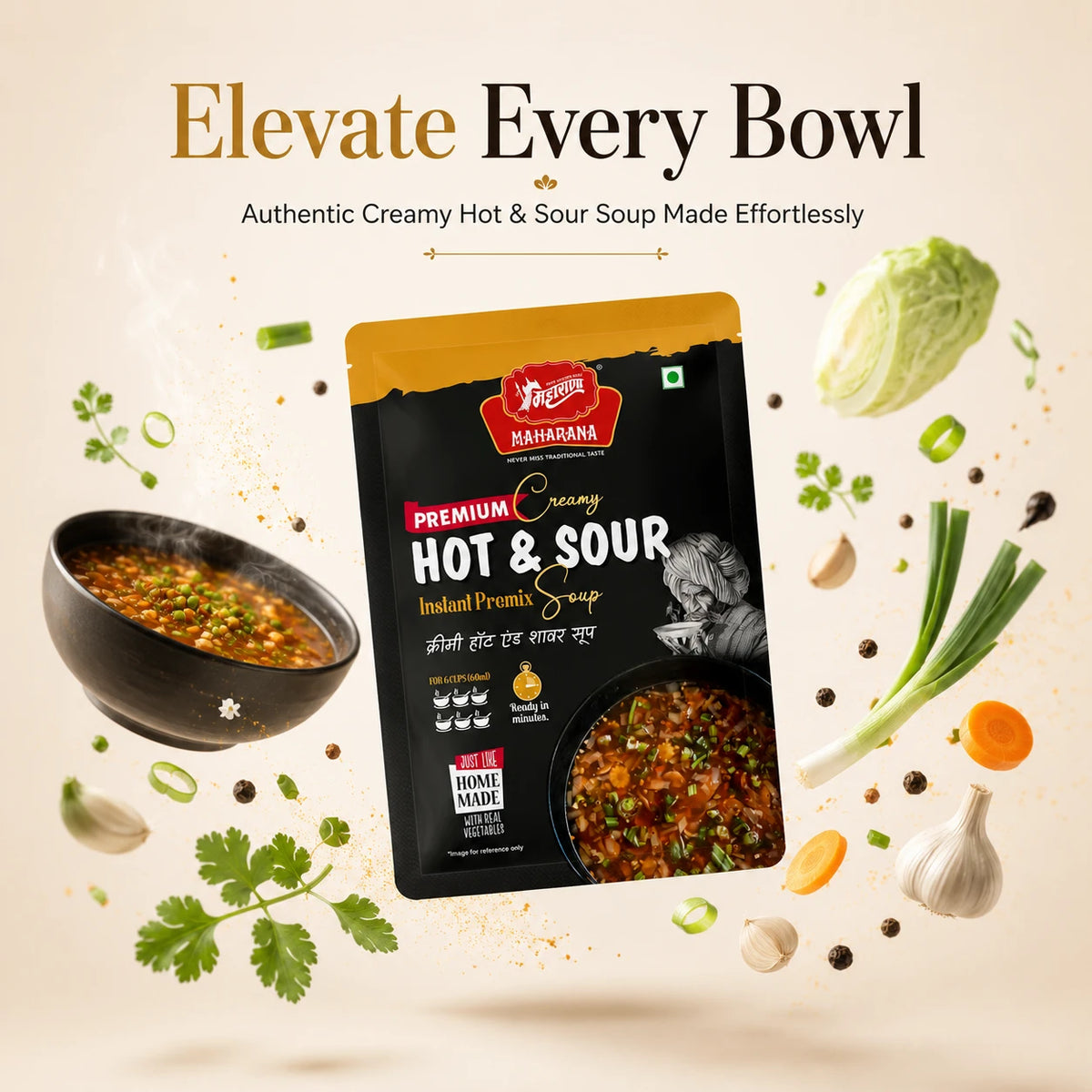 PREMIUM CREAMY HOT & SOUR SOUP