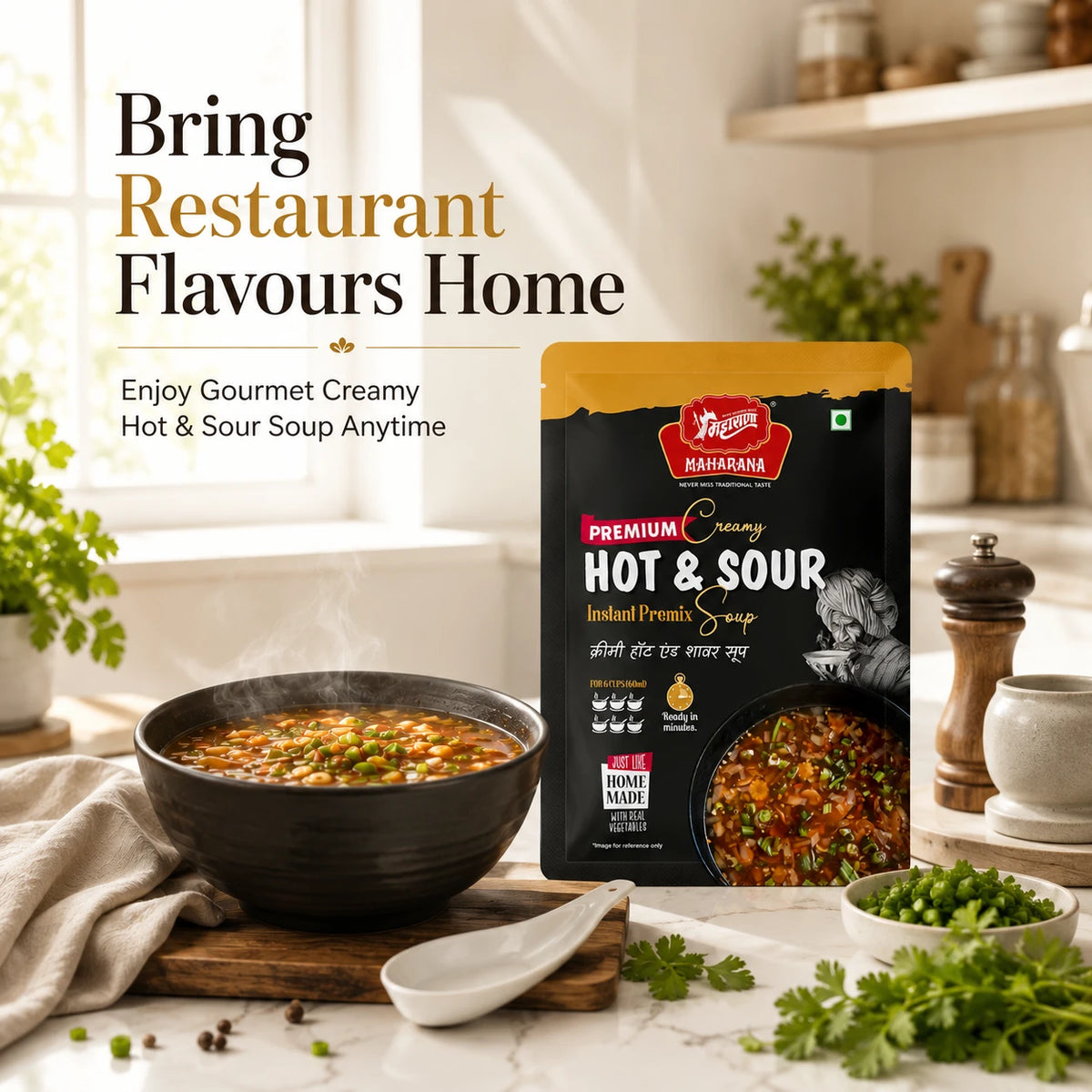 PREMIUM CREAMY HOT & SOUR SOUP