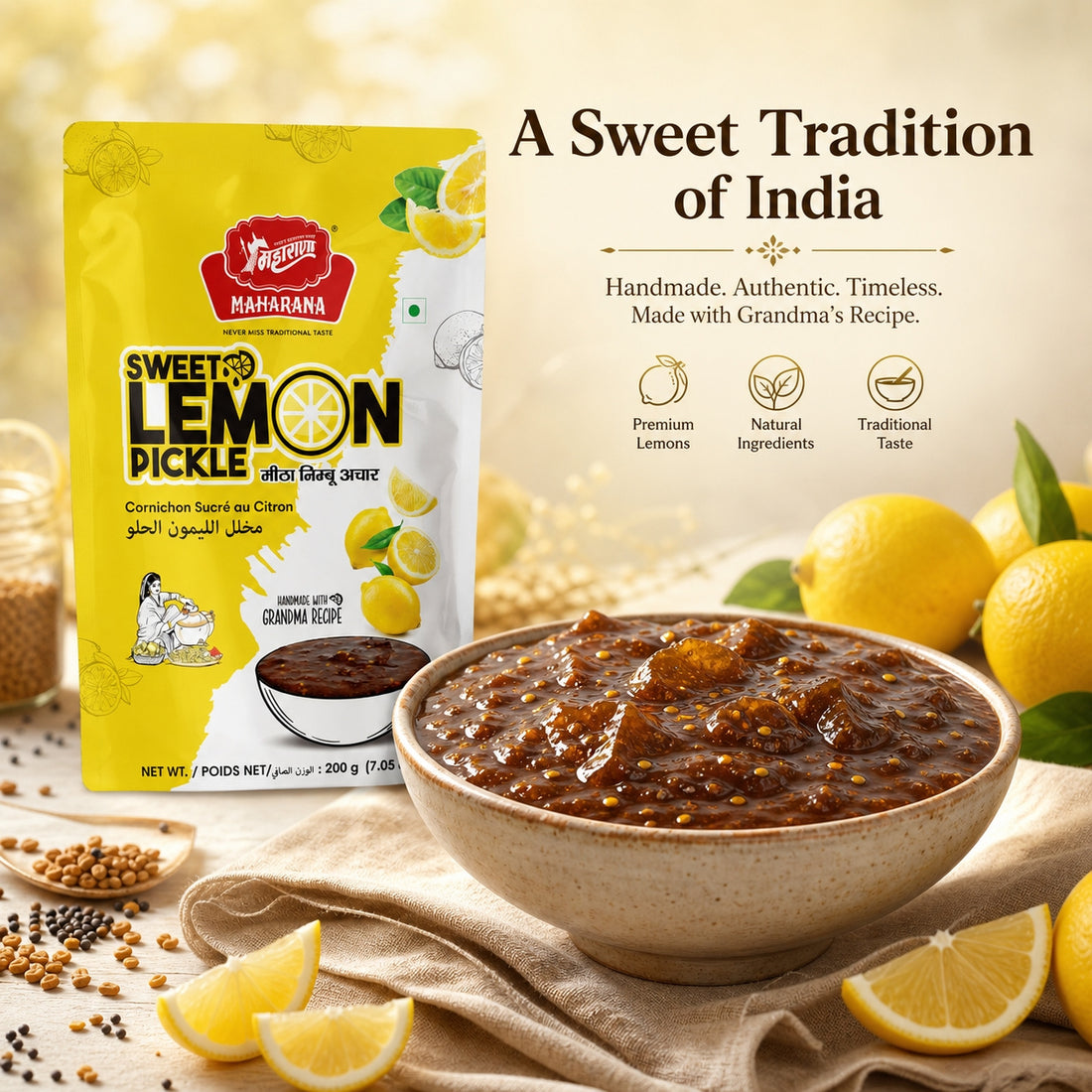 SWEET LEMON PICKLE