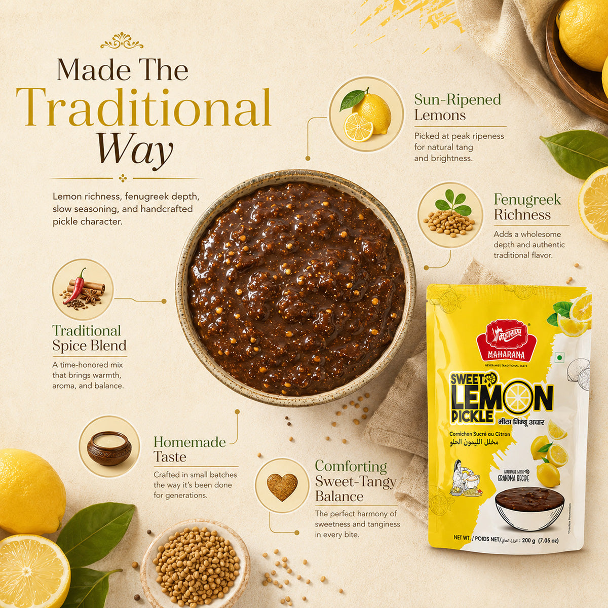 SWEET LEMON PICKLE