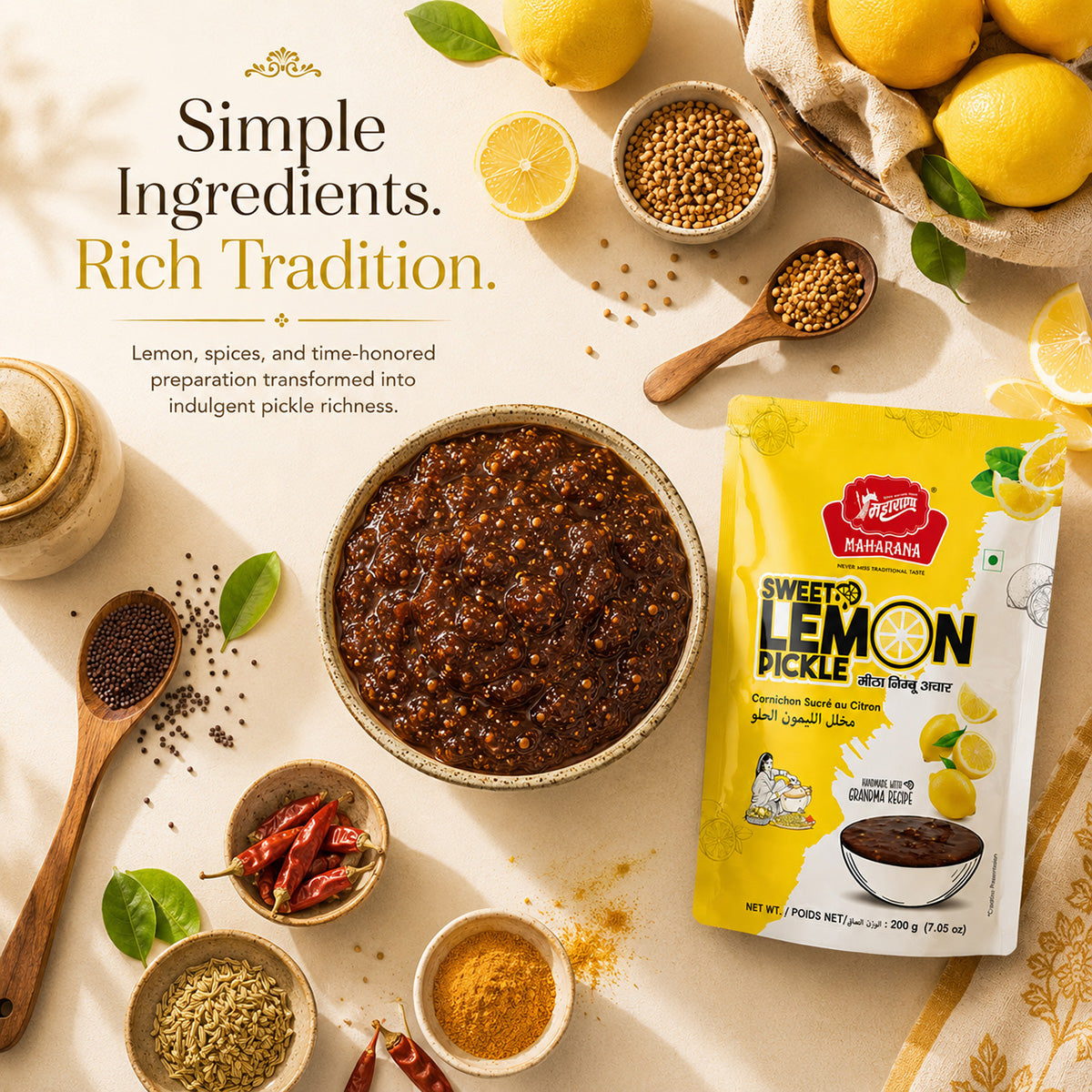 SWEET LEMON PICKLE