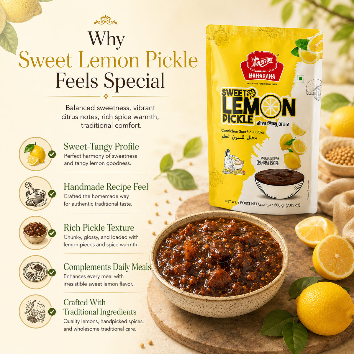 SWEET LEMON PICKLE