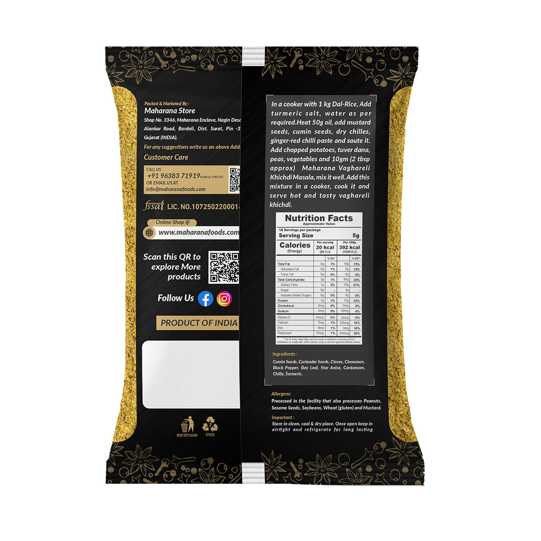 VAGHARELI KHICHDI MASALA
