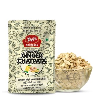 Maharana Ginger Chatpata Mouth Fresheners - Extremely Digestive Mukhwas Made Of Ginger Also Helps During Travelling As Time Pass & Delicious After-Meal Snack